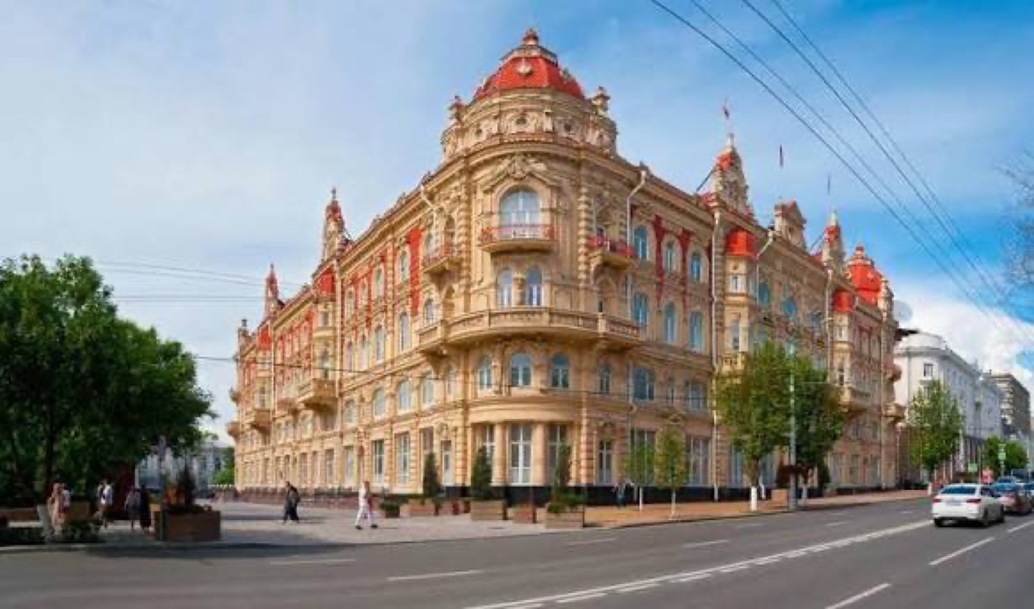 Нарядное здание Городской думы на Большой Садовой — визитная карточка купеческого Ростова