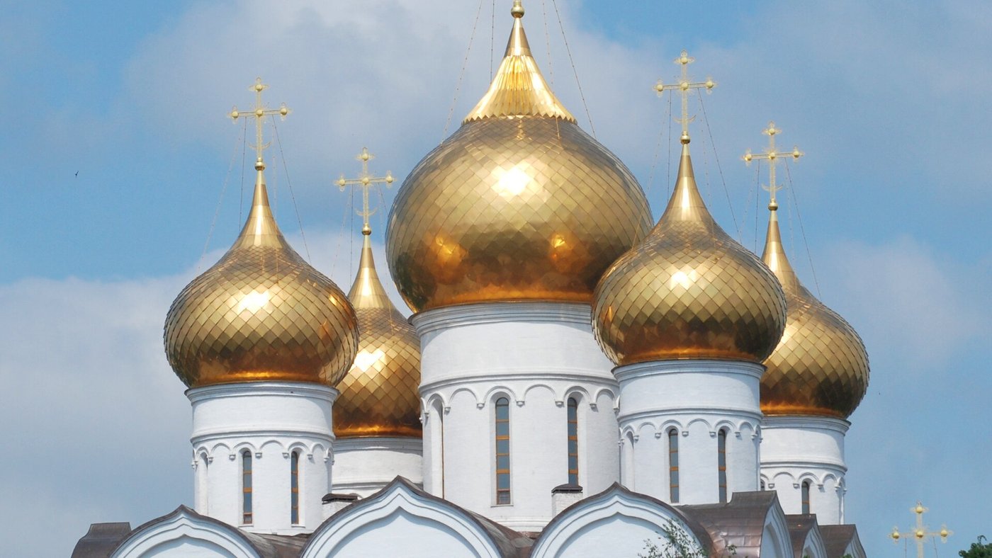 Успенский собор в историческом центре Ярославля